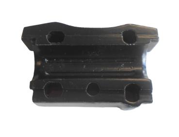 Hauptständerbefestigung Aluminium schwarz